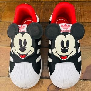 Adidas Superstar Mickey Mouse Shoes Toddler Size 9.5